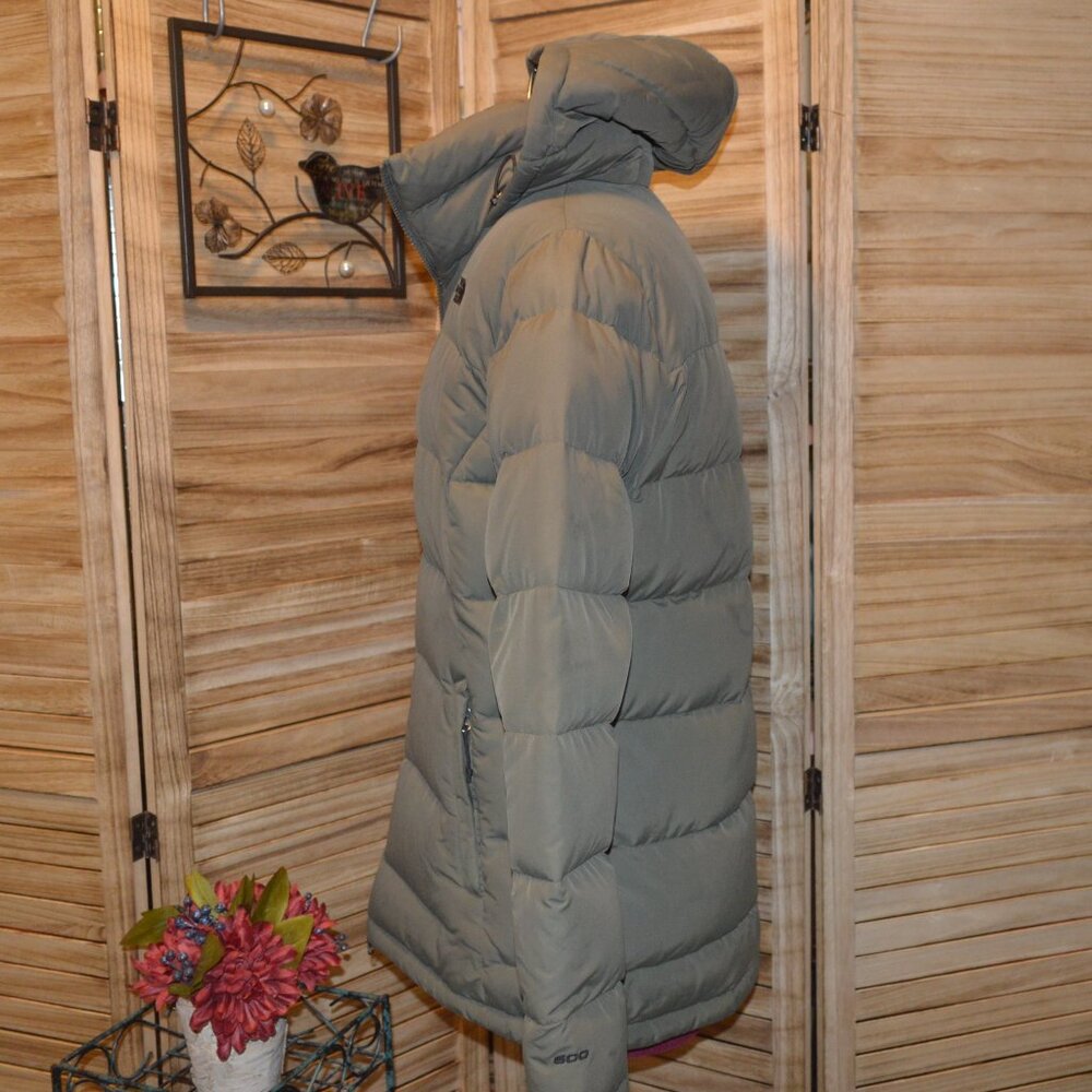 The North Face S Olive Hooded Parka Jacket - Picture 3 of 11